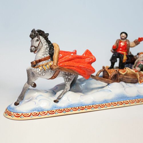 Композиция с санями Зимнее гулянье Композиция с санями Зимнее гулянье фото