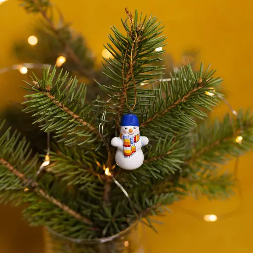 Снеговичок (мини) Размеры: 2 × 2.5 × 4 СМ, вес: 10 гр. фото