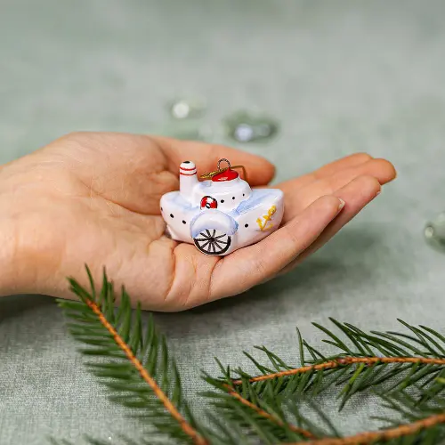 Пароход мини ретротранспорт Размер: 4.5 × 3 × 3 см, вес: 20 гр. фото