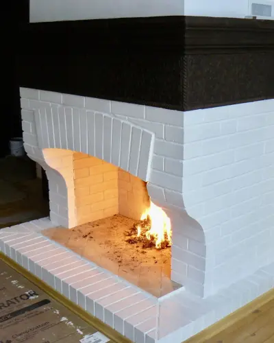 домашняя печь в современном стиле