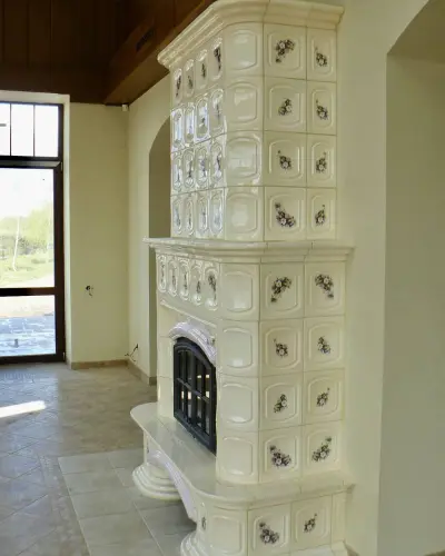 керамическая плитка для печей и каминов