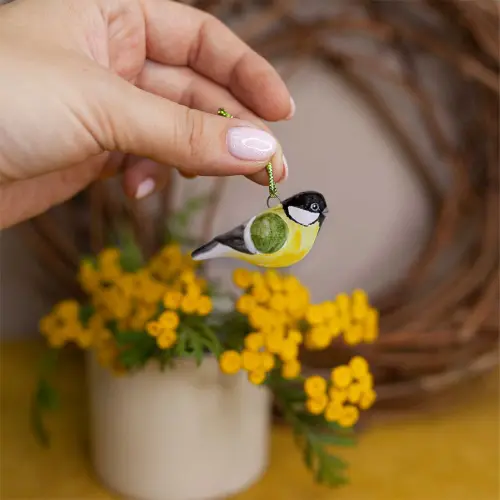 Синичка (мини) Размер: 4.5 × 2 × 2 СМ, вес: 10ГР фото