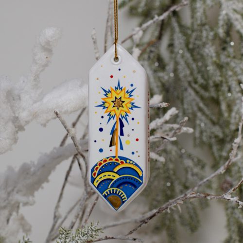 Конфета Желтая снежинка (колядки) №4 Конфета Желтая снежинка (колядки) №4 фото