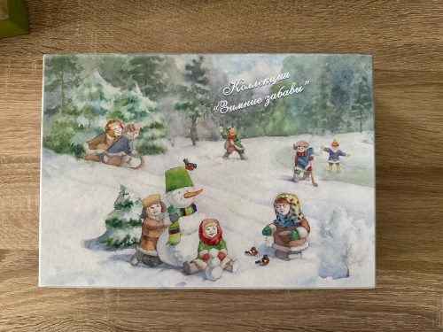 Подарочная коробка - Набор елочных Зимние забавы У010004 фото