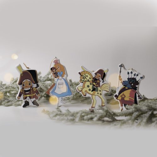 Набор плоские изделия Союзмультфильм (Девочка, Щелкунчик, Мышиный король, Щелкунчик на коне) фото