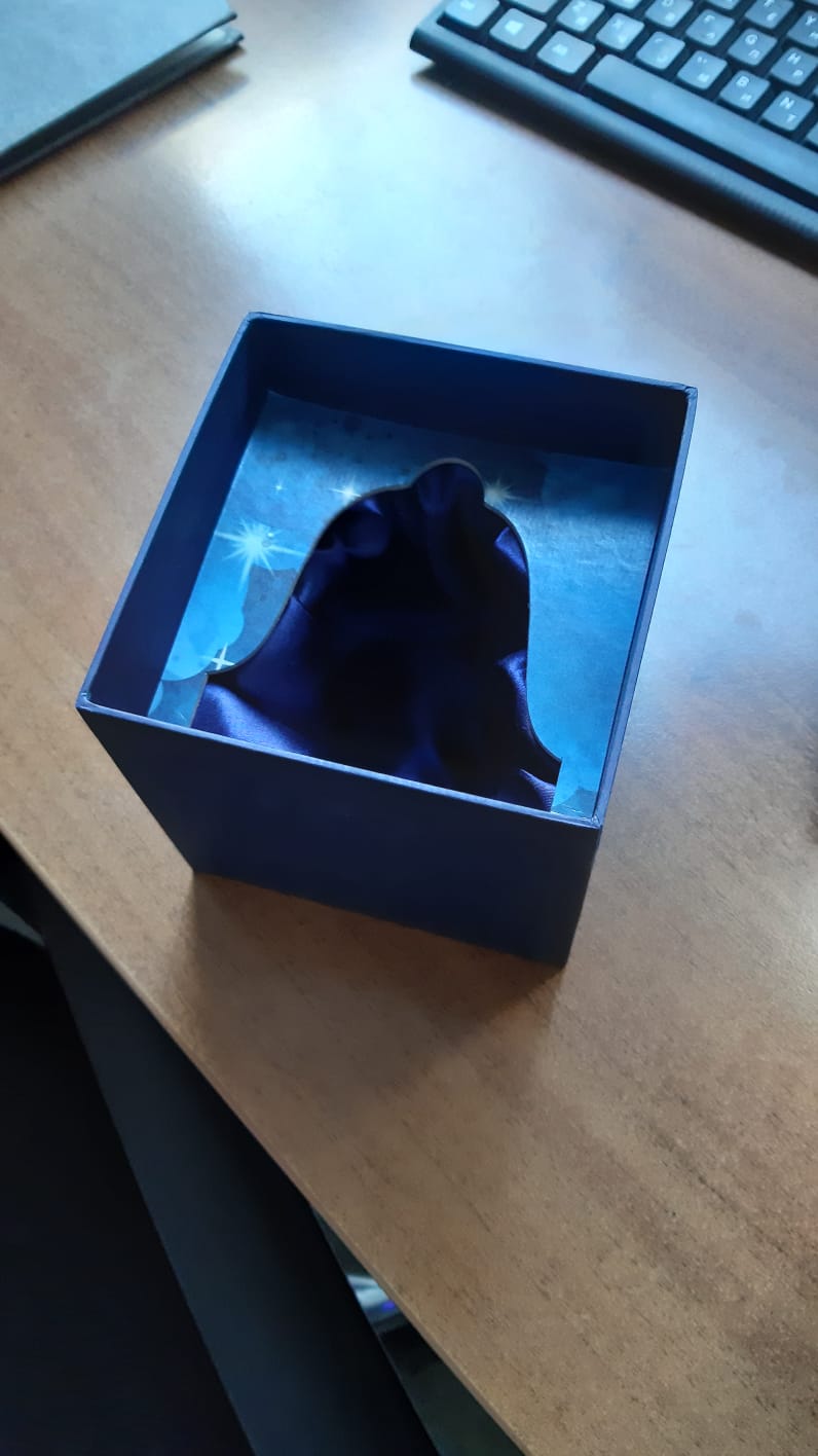 Подарочная коробка под 1 колокольчик/ложемент фарфор У000041 фото